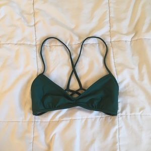 green bikini top